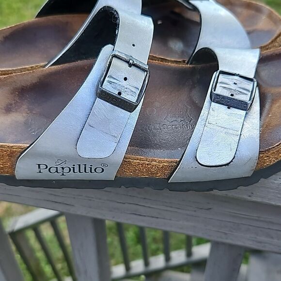 Papillio silver metallic sandals size 35 - Picture 5 of 7